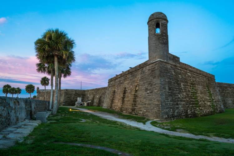 A view of Castillo de San Marcos National Monument